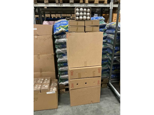 Partij decoratie eieren (74x) - afbeelding 2 van  2