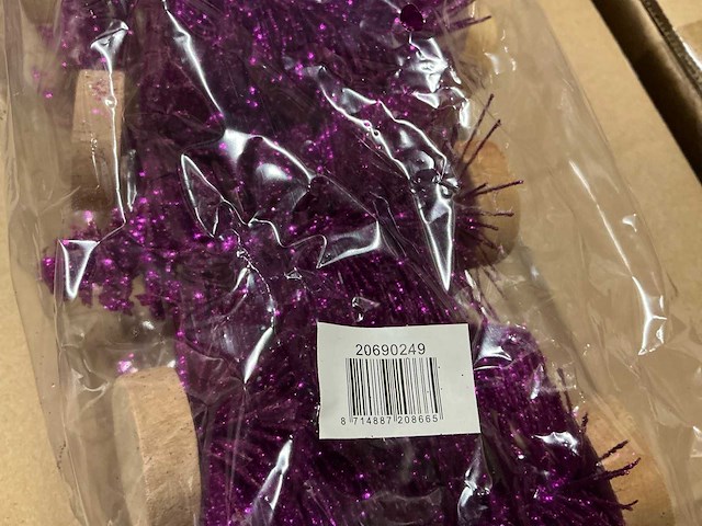 Partij decoratie kerstboompjes h12cm (1110x) - afbeelding 3 van  6
