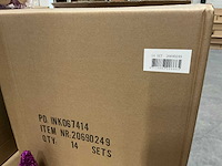 Partij decoratie kerstboompjes h12cm (1110x) - afbeelding 6 van  6