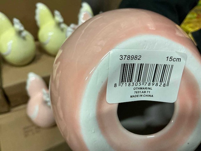 Partij decoratie kippen h15cm (85x) - afbeelding 5 van  5