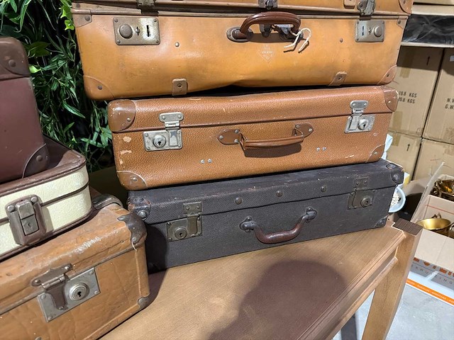 Partij decoratie koffers (7x) - afbeelding 5 van  5