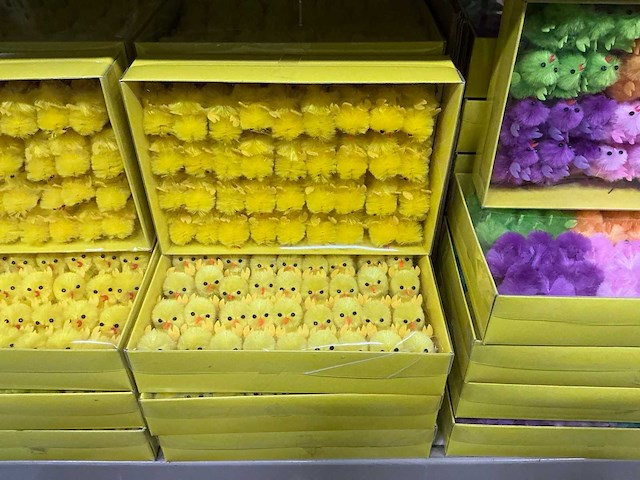 Partij decoratie kuikentjes (105x) - afbeelding 4 van  9