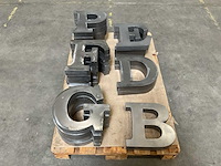 Partij decoratie letters, 20 stuks - afbeelding 1 van  2