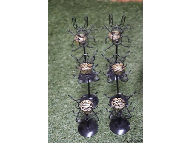 Partij decoratie o.a. waxinelichthouders - afbeelding 2 van  7