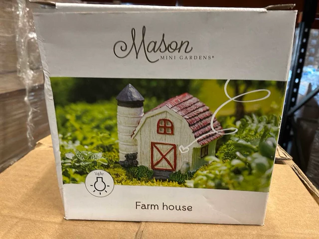 Partij decoratiehuisjes (40x) - afbeelding 2 van  3