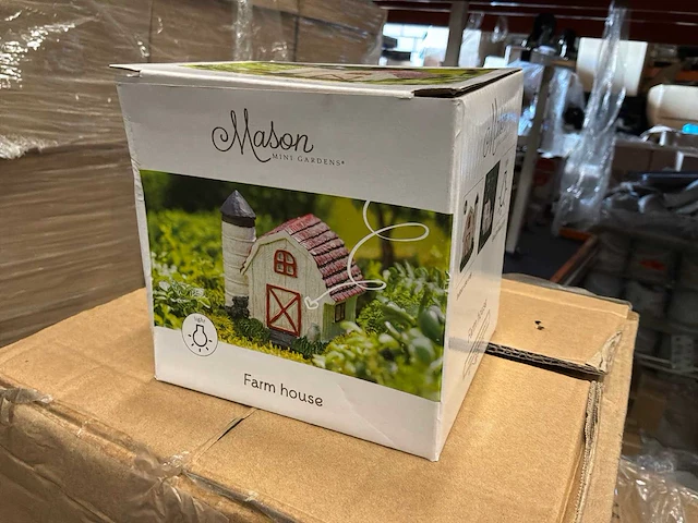 Partij decoratiehuisjes (40x) - afbeelding 1 van  3