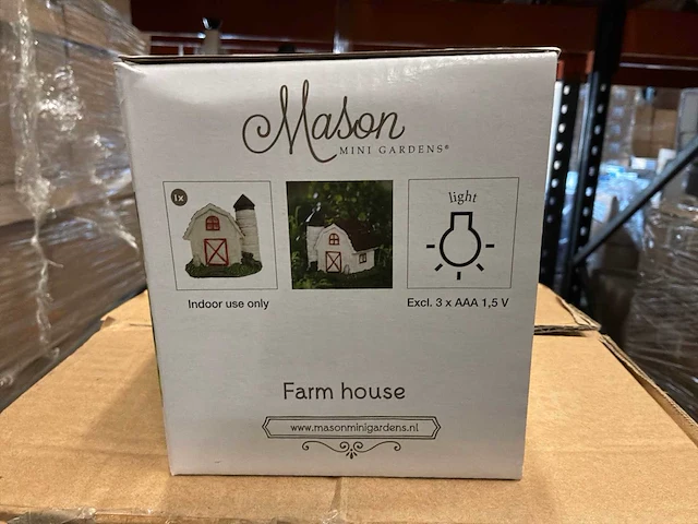 Partij decoratiehuisjes (40x) - afbeelding 3 van  3