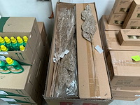 Partij decoratietakken met glitterafwerking 70cm (33x) - afbeelding 1 van  5