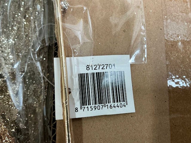 Partij decoratietakken met glitterafwerking 70cm (33x) - afbeelding 3 van  5