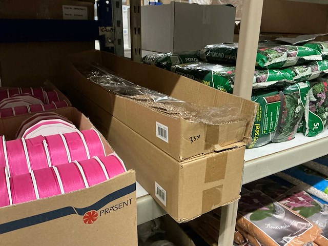 Partij decoratietakken met glitterafwerking 70cm (33x) - afbeelding 4 van  5