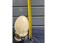 Partij decoratieve eivormige lampen, ronde onderzetters en ballen vervaardigd uit gepolijst marmer/natuursteen - afbeelding 2 van  28