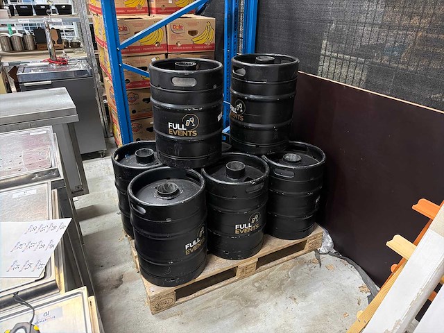 Partij decoratieve fusten (8x) - afbeelding 1 van  4