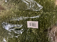 Partij decoratieve groene glitterboompjes h30cm (42x) - afbeelding 3 van  3