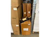 Partij decoratieve huizenrij silouhets zwart/goud (36x) - afbeelding 4 van  5