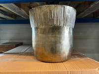 Partij decoratieve pot gold h36xø37cm (26x) - afbeelding 1 van  3