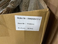 Partij decoratieve takken goudkleurig 100grm per bundel (108x) - afbeelding 4 van  4