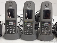 Partij dect telefoons, diverse merken o.a. gigaset & panasonic - afbeelding 3 van  7