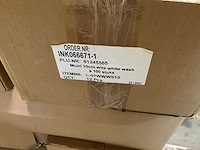 Partij dennenappels 10cm wire white wash (10700x) - afbeelding 4 van  6