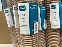 Partij depa cup 2oz/60ml kraft papier (9100x) - afbeelding 4 van  4