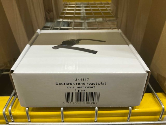 Partij deurkrukken rvs mat zwart (60 stuks) - afbeelding 2 van  3