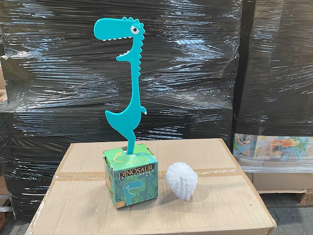 Partij dhink dinosaurus wc borstels (24x) - afbeelding 3 van  5