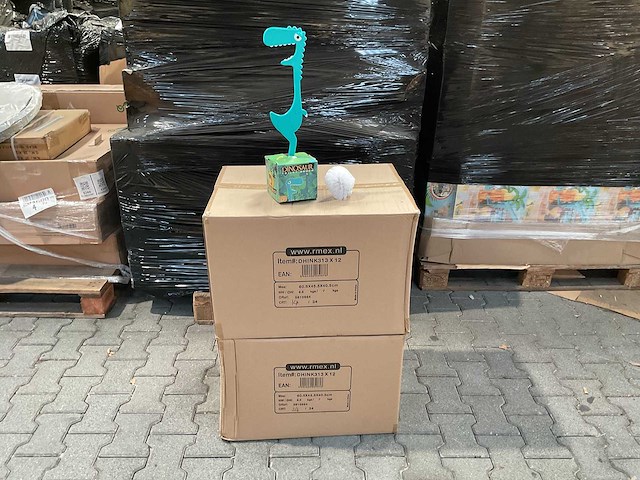 Partij dhink dinosaurus wc borstels (24x) - afbeelding 2 van  5