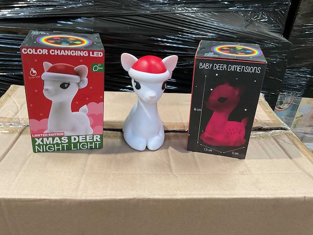 Partij dhink nachtlamp - met kleurverandering - hert (72x) - afbeelding 2 van  6