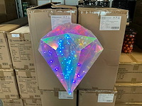 Partij diamond d40/h43cm iridescent led (32x) - afbeelding 1 van  4