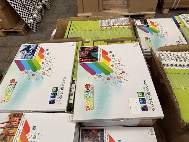 Partij diamond painting inclusief tools 40x50cm (ca. 190x) i-wannahave - afbeelding 15 van  19