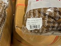 Partij dillewijn zwapak elastieken 120x12mm natural 1kg per zak (300x) - afbeelding 2 van  3