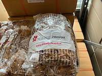 Partij dillewijn zwapak elastieken 120x12mm natural 1kg per zak (340x)