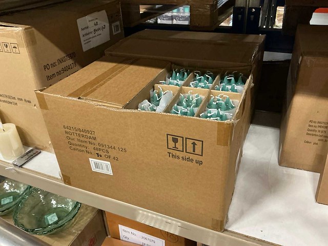 Partij dinerkaarsen 11,5x2cm (672x) - afbeelding 2 van  2