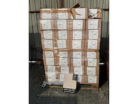 Partij display basic duvet cover 90x100x200cm, white (155x) - afbeelding 2 van  4