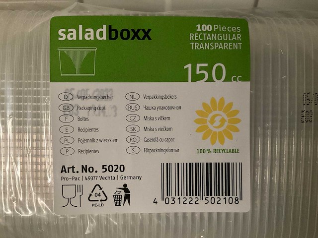 Partij disposables (3000x) - afbeelding 3 van  3