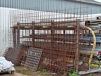 Partij divers betonbewapeningsmaterieel