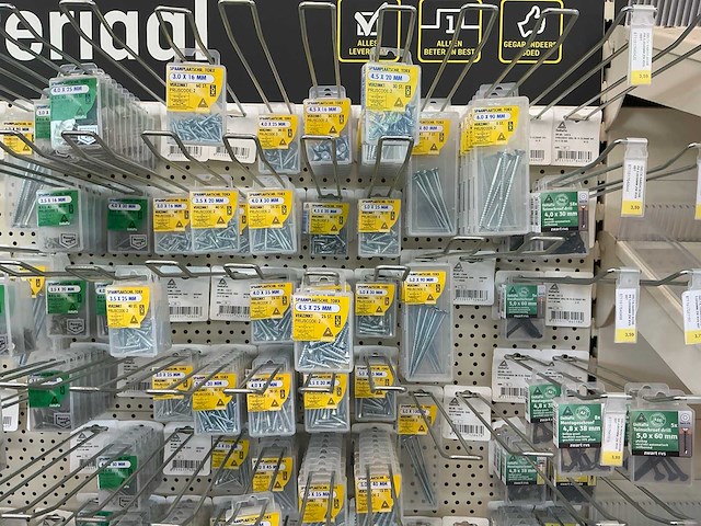 Partij divers bevestigingsmateriaal (3000x) - afbeelding 2 van  35