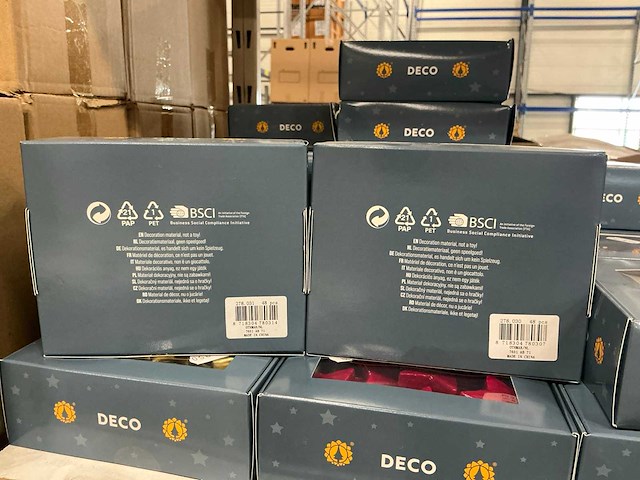 Partij divers deco decoratiemateriaal sterretjes (64 verpakkingen) - afbeelding 3 van  8