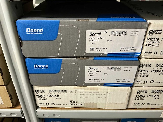 Partij divers donne installatiedraad (24x) - afbeelding 2 van  9