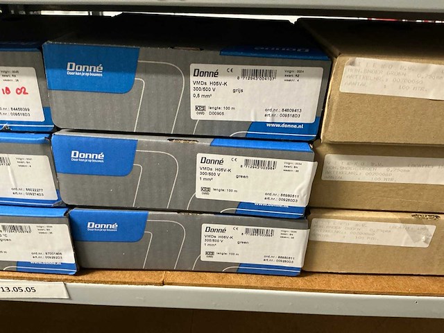 Partij divers donne installatiedraad (24x) - afbeelding 8 van  9
