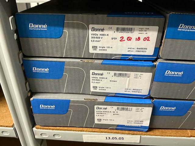 Partij divers donne installatiedraad (24x) - afbeelding 9 van  9