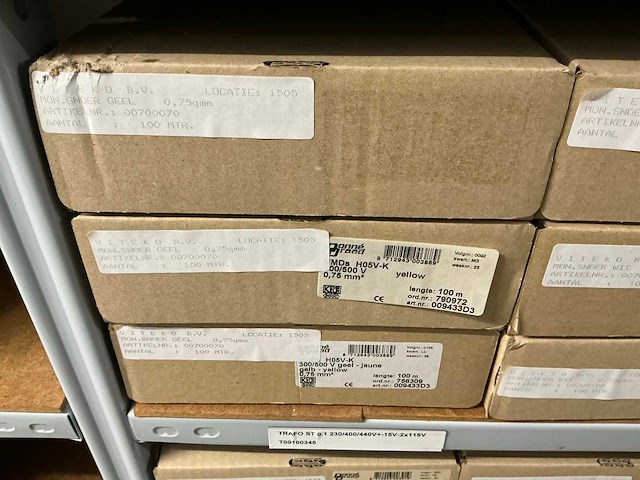 Partij divers donne installatiedraad (26x) - afbeelding 3 van  10