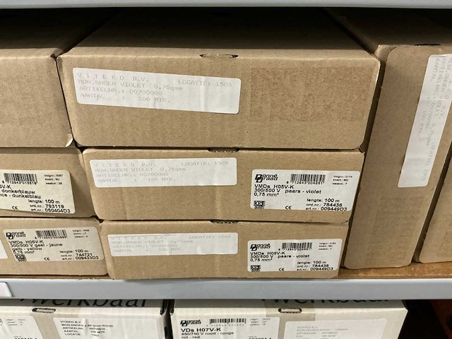 Partij divers donne installatiedraad (26x) - afbeelding 6 van  10