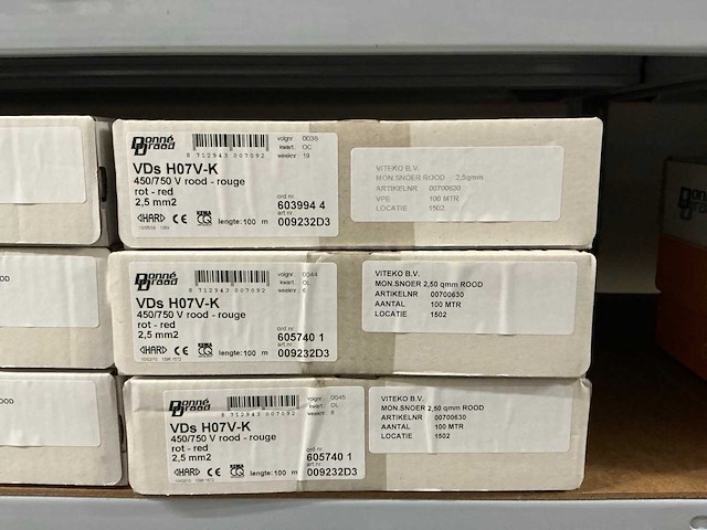 Partij divers donne installatiedraad (26x) - afbeelding 8 van  10