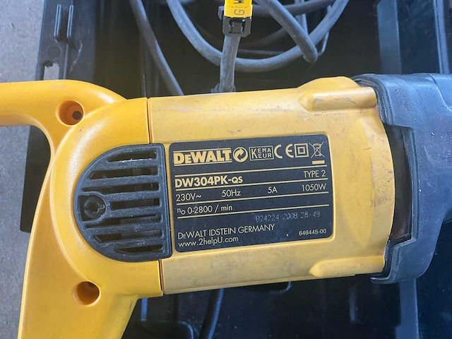 Partij divers elektrisch handgereedschap, ca. 22 stuks, o.a. makita, dewalt, bosch, metabo, milwaukee en aeg - afbeelding 7 van  27