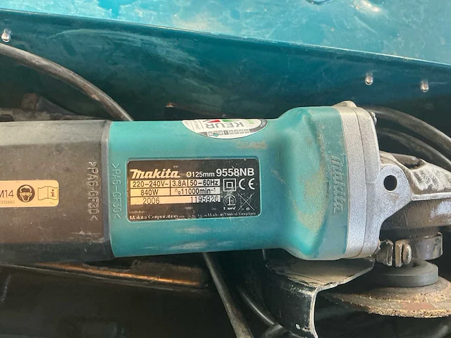Partij divers elektrisch handgereedschap, ca. 22 stuks, o.a. makita, dewalt, bosch, metabo, milwaukee en aeg - afbeelding 14 van  33