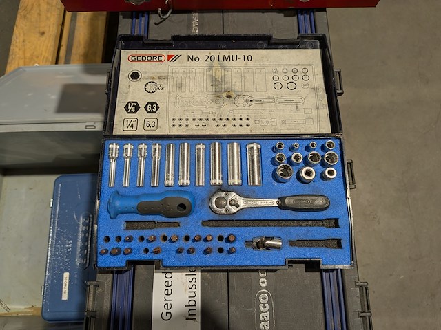 Partij divers gereedschap en gereedschapskoffers - afbeelding 30 van  36