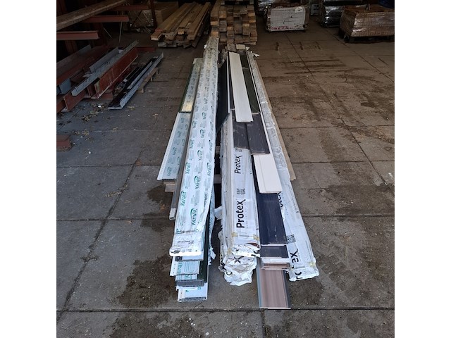 Partij divers gevelpanelen, keralit / protex, diverse kleuren - afbeelding 10 van  16