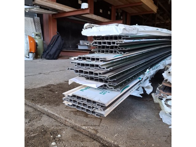 Partij divers gevelpanelen, keralit / protex, diverse kleuren - afbeelding 13 van  16