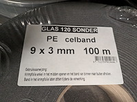 Partij divers glasband en celband diverse kleuren - afbeelding 26 van  64