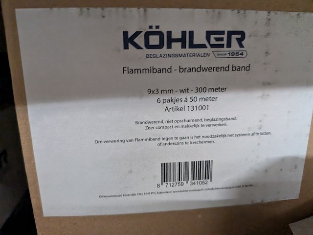 Partij divers glasband en celband diverse kleuren - afbeelding 44 van  64